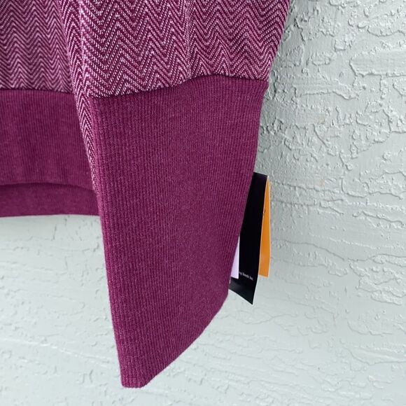 Avia Sz XL (16-18) NWT Herringbone Pullover Relaxed Fit - Picture 10 of 13